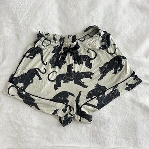 Kilo Brava Pajama Shorts With Black Panthers Size Small